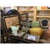 Image 2 : ASSORTED ITEMS INCLUDING; SERVING TRAYS, VASES, BAGS & MORE