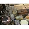 Image 2 : ASSORTED ITEMS INCLUDING; VASES, JEWELRY BOX, VINTAGE IRON & MORE