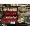 Image 2 : ASSORTED ITEMS INCLUDING; SILVERWARE, DECANTERS, DECOR BOXES & MORE