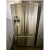 Image 1 : SAMSUNG STAINLESS STEEL FRENCH DOOR FRIDGE WITH ICE AND WATER MODEL RFG237AARS