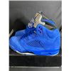 Image 2 : NEW AIR JORDAN 5 RETRO SUEDE GAME ROYAL/BLACK SHOES SIZE 8