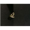 Image 2 : STAMPED 375 (9K) 2 TONE GOLD HOOP EARRINGS