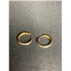Image 1 : STAMPED 14K HOOP EARRINGS