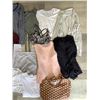 Image 2 : BOX OF ASSORTED LADIES DESIGNER CLOTHING LULU LEMON AND MORE