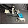 Image 1 : NINTENDO WII, 2 CONTROLLERS, 1 NUNCHUCK, CONTROLLER CHARGE STATION, POWER CORD, AND SENSOR BAR