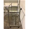 Image 2 : NEW 60" X 22" ADJUSTABLE HEIGHT CLOTHING/TEXTILE MOBILE RACK