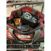 Image 2 : 3 ASSORTED MILWAUKEE, HUSKY TOOL BAGS WITH ASSORTED TOOLS, AND HARDWARE CONTENTS