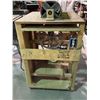 Image 2 : DRUM SANDER ON WOODEN PORTABLE STAND