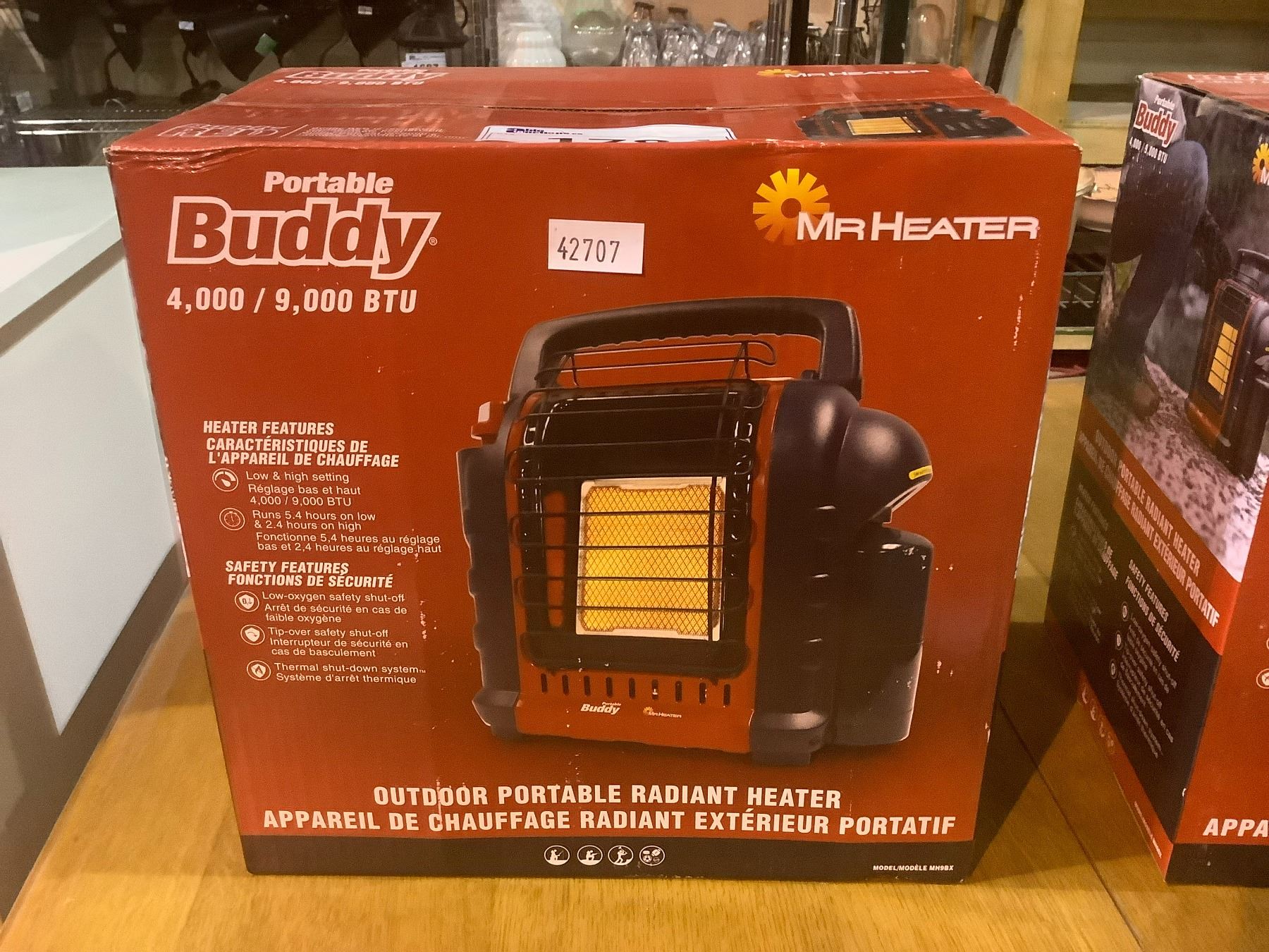 NEW PORTABLE BUDDY MR HEATER 4000/9000 BTU - Able Auctions