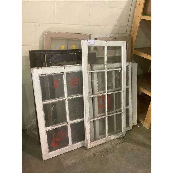 ASSORTED WINDOW PANELS