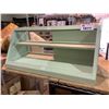 Image 2 : BAKERS DISPLAY CASE, WICKER BASKETS, 4 WHEEL DOLLIES, WALL CLOCK, & MORE RACK NOT