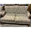 Image 2 : PAIR OF FRENCH PROVINCIAL BUTTON BACK LOVE SEATS