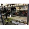 Image 1 : 2 SHELVES OF TOOLS, MILWAUKEE, RIDGID TOOL BAG, AND CONTENTS,