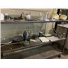 Image 1 : SHELF LOT OF ASSORTED POTTERY, SMALL SHOWCASE, AND MORE