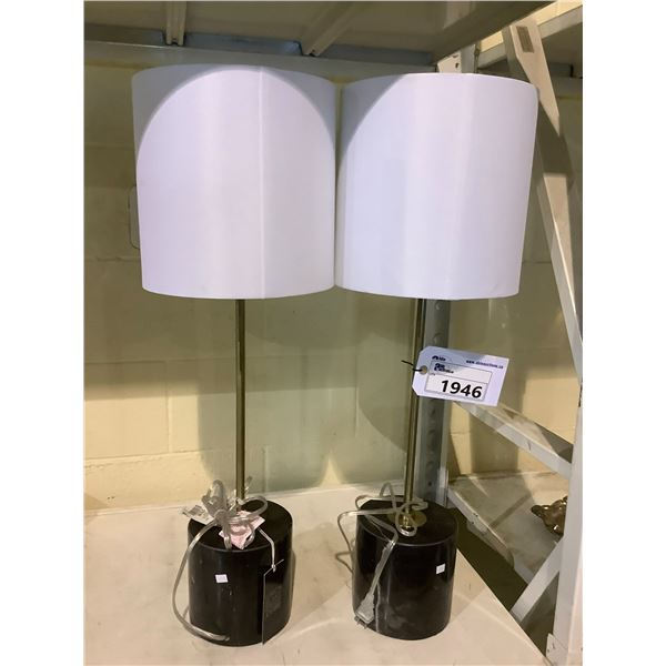 2 SIMON BLAKE TABLE LAMPS