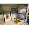 Image 4 : 2X 18" X 24" FRAMES, BASKET, AND 2 FLORAL PRINTS