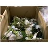 Image 3 : 2 SHELVES OF FAUX FLORALS