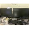 Image 1 : 2 SAMSUNG SYNCMASTER S24B240 MONITORS, AND SPEAKERS, KEYBOARD, WIFI STICK