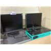 Image 1 : 2 PHILIPS 190S MONITORS, KEYBOARD, AND WIFI STICK
