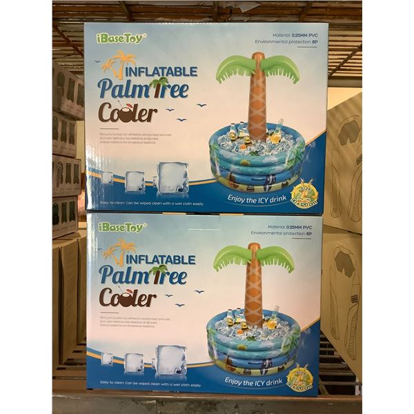 *NEW* 2 IBASETOY INFLATABLE PALM TREE COOLERS