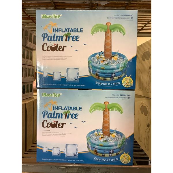 *NEW* 2 IBASETOY INFLATABLE PALM TREE COOLERS