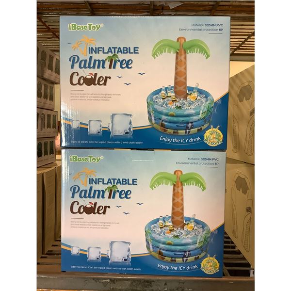 *NEW* 2 IBASETOY INFLATABLE PALM TREE COOLERS