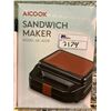 Image 1 : AICOOK SANDWICH MAKER AK-A028