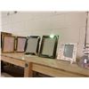 Image 2 : SHELF LOT OF DESK LAMPS, PICTURE FRAMES, BOOMBOX