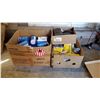 Image 1 : WOMENS BOOTS, BOX OF BICYCLE SPEEDOMETERS & BOX OF STERILIZED ALCOHOL WIPES