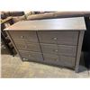 Image 1 : 6 DRAWER DRESSER 52X18X35" (SOME SCRATCHES, WEAR & TEAR)