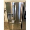 Image 1 : LG STAINLESS STEEL FRENCH DOOR FRIDGE WITH WATER AND ICE DISPENSER MODEL LFX23965ST