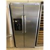 Image 1 : FRIGIDAIRE STAINLESS STEEL SIDE BY SIDE FRIDGE WITH WATER/ICE DISPENSER