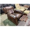 Image 2 : LEATHER RECLINING CHAIR IN NEED OF REPAIRS