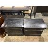 Image 2 : PAIR OF 2 DRAWER NIGHT TABLES