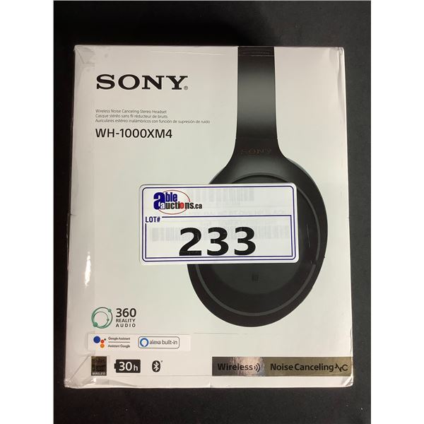 SONY WIRELESS NOISE CANCELLING STEREO HEADSET