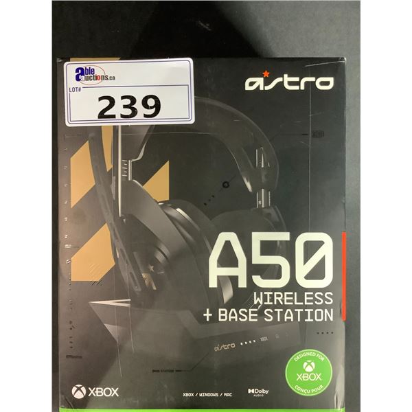ASTRO A50 WIRELESS + BASE STATION HEADPHONES