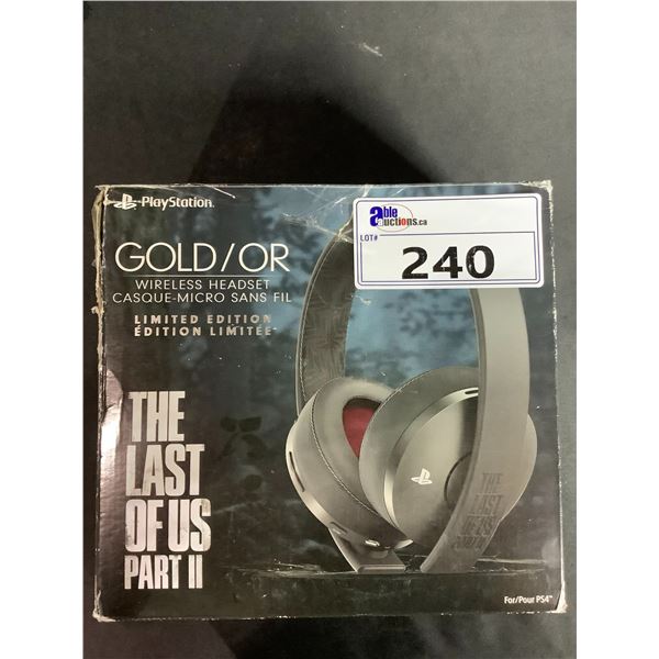 THE LAST OF US PART 2 LIMITED EDITION WIRELESS HEADSET