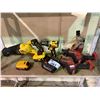 Image 1 : DEWALT SAWZALL, DEWALT DRILL, 1 DEWALT BATTERY, 2 MILWAUKEE CUT OUT TOOLS