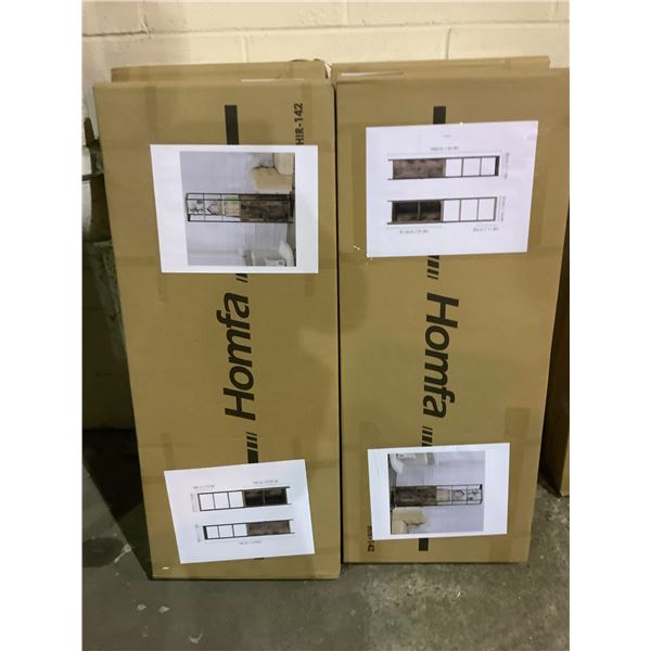 2 HOMFA HIR-142 5 TIER SHELF UNITS