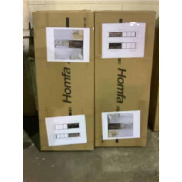 2 HOMFA HIR-142 5 TIER SHELF UNITS