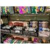Image 1 : SHELF LOT WITH ASSORTED CHRISTMAS LIGHTS, CHRISTMAS CRACKERS, CHRISTMAS TREE BAG