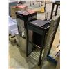 Image 1 : WASTE BIN, WHIRLPOOL HOT/COLD WATER DISPENSER, SHELVING, BOX OF CLOTHING, LUGGAGE & FAMILY SIGN