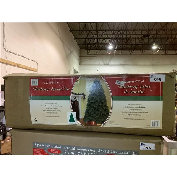 NEWBERRY 7-1/2' SPRUCE CHRISTMAS TREE