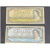 Image 1 : 1954 CANADIAN $20 BILL AND $5 BILL