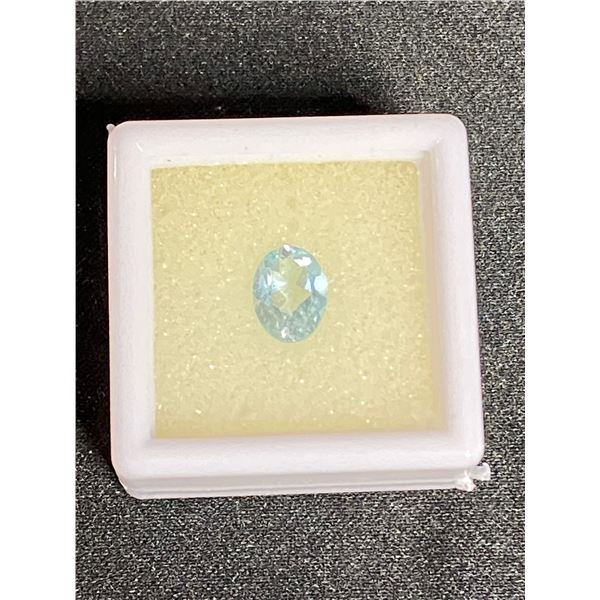 NATURAL SKY BLUE TOPAZ 1.345CT, 7.98 X 6.09 X 3.58MM, OVAL CUT, LOUPE CLEAN, BRAZIL
