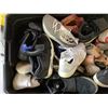 Image 2 : BIN OF ASSORTED SHOES SIZE 12/13 INCLUDING; ADIDAS, NIKE, LACOSTE, TIMBERLAND, AIR JORDAN & MORE