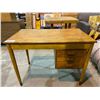 Image 1 : 3 DRAWER DANISH MODERN DESK 39" X 23.5" X 29"