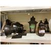 Image 2 : 2 SHELVES OF ASSORTED LIGHTING INCLUDING; LAMPS, FIXTURES, LANTERNS & MORE