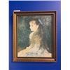 Image 1 : ORIGINAL OIL ON CANVAS BY PIERRE-AUGUSTE RENOIR TITLED "IRENE" WITH COA