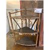 Image 1 : ANTIQUE BAMBOO CORNER SHELF